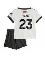 Manchester United Luke Shaw #23 Tredjedraktsett Barn 2024-25 Korte ermer (+ bukser)